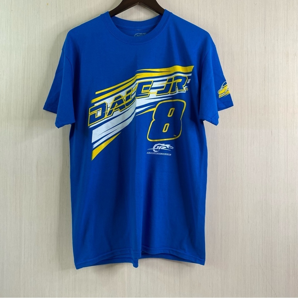 JR Motorsports Dale Earnhardt Jr. #8 Graphic Shirt Sleeve T-Shirt Blue Large